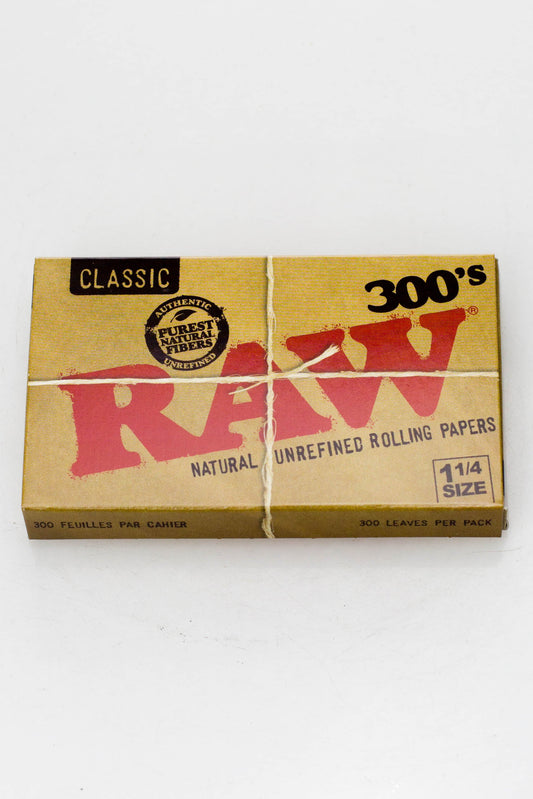 RAW 300's. Natural Unrefined - 20 packs 1 - 1/4" Size ONE