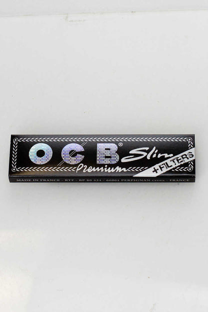 OCB Premium rolling paper 1 - 1/4" Size ONE King Slim size+Filters - 32 packs