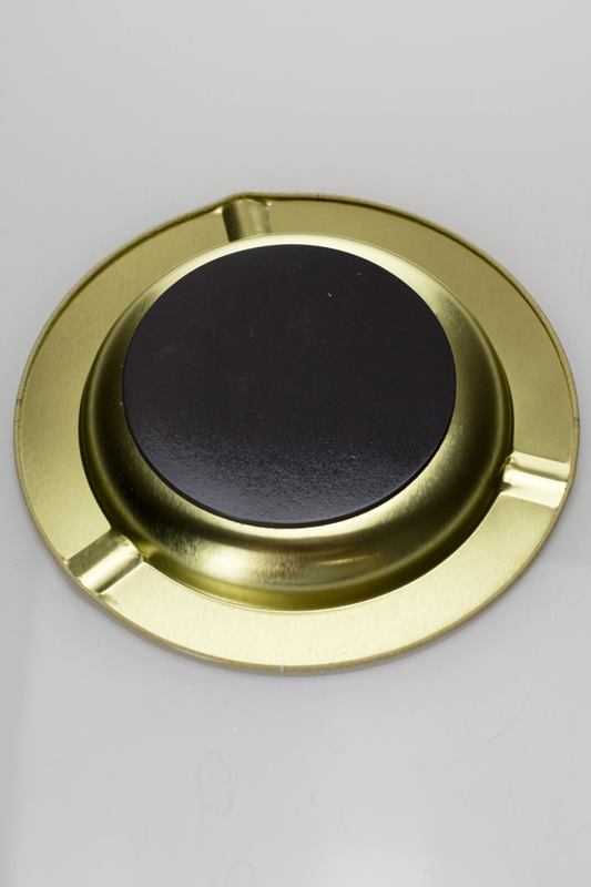 Raw metal ashtray with magnet backing Metal Ashtray ONE