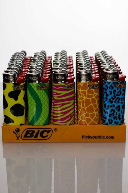 Bic Mini lighter - Display of 50 Lighter ONE Animal patterns