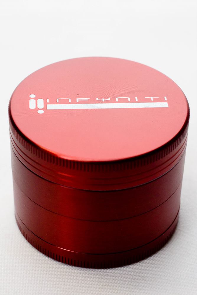Infyniti 4 parts metal herb grinder ( GR5640 ) Regular Grinder ONE Red