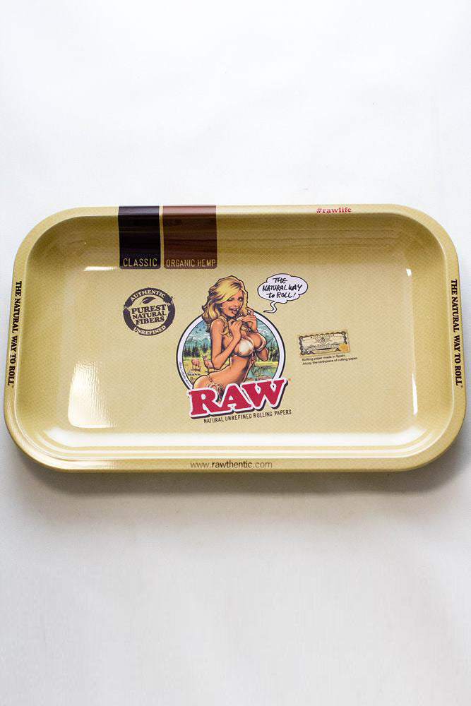 Raw Small size Rolling tray Tray ONE Girl