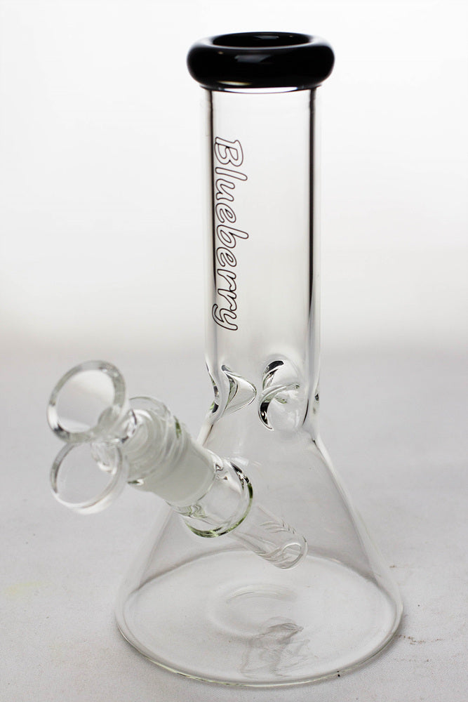8" Blueberry glass beaker water bong ( N8040 ) Glass Bong ONE Black