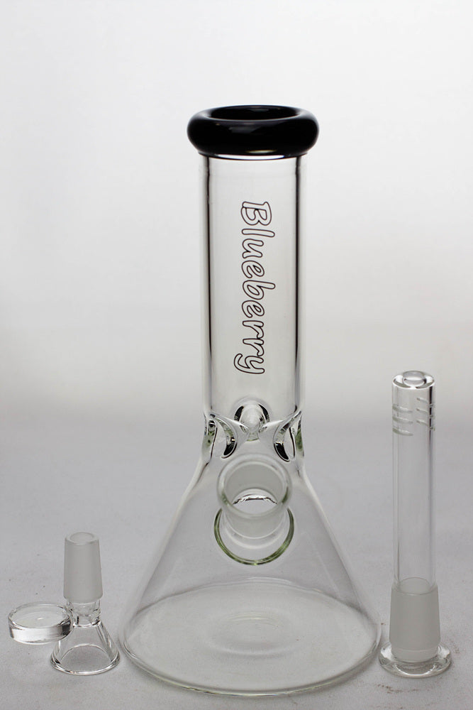 8" Blueberry glass beaker water bong ( N8040 ) Glass Bong ONE