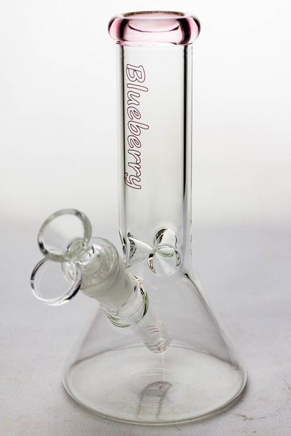 8" Blueberry glass beaker water bong ( N8040 ) Glass Bong ONE Pink