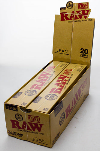RAW Classic Lean Cones Pre-rolled Cone (Display Pack) ONE