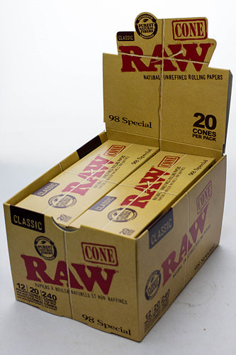 RAW Classic 98 Special Pre-Rolled Cones Pre-rolled Cone (Display Pack) ONE