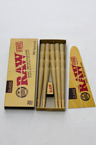 RAW Classic 98 Special Pre-Rolled Cones - 12 packs Pre-rolled Cone (Display Pack) ONE