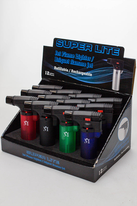 Super Lite Torch Lighter XLC101 - Display of 12 Torch ONE