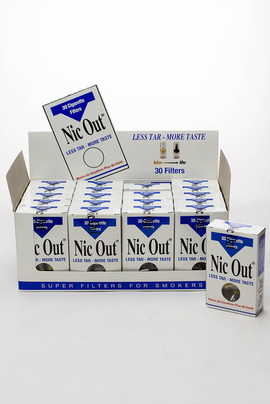 Nic Out Filters 30 (Box) Filter Tip ONE
