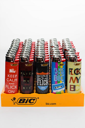 Bic Maxi Regular Lighter - Display of 50 Lighter ONE Keep Calm