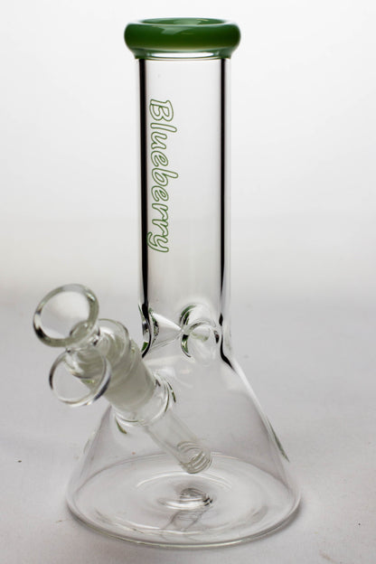 8" Blueberry glass beaker water bong ( N8040 ) Glass Bong ONE Mint