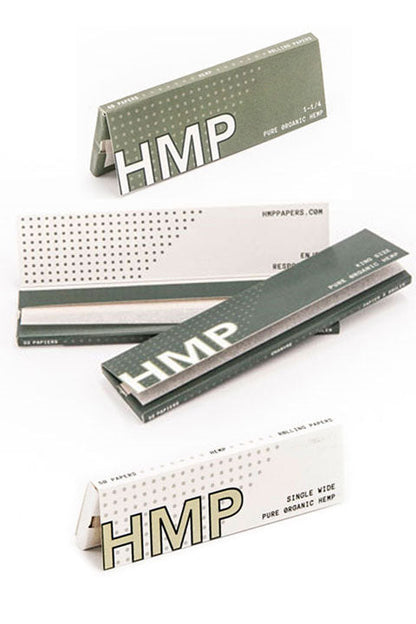 HMP | Organic Hemp rolling paper - 25 packs 1 - 1/4" Size LEHIGH WHOLESALE