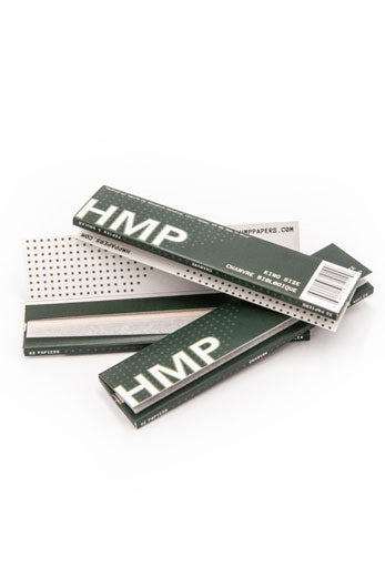 HMP | Organic Hemp rolling paper - 25 packs 1 - 1/4" Size LEHIGH WHOLESALE King Slim