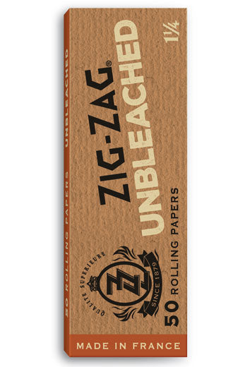 Zig Zag Unbleached 1 1/4 Papers - 25 packs 1 - 1/4" Size ONE