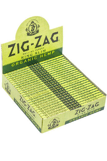 Zig Zag Hemp King Slim Papers - 25 packs King Size ONE