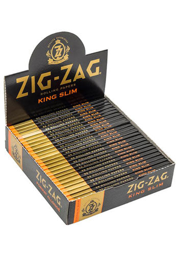 Zig Zag King Slim Papers - 25 packs King Size ONE