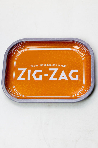 Zig Zag Mini Metal Rolling tray Tray ONE Orange
