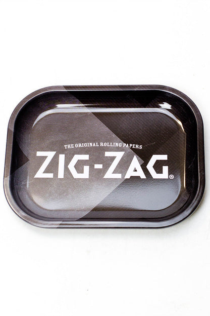 Zig Zag Mini Metal Rolling tray Tray ONE Black