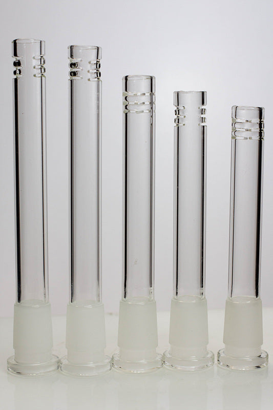 Glass open ended 6 slits downstem Downstem · Bowlstem ONE