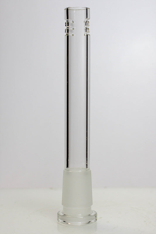 Glass open ended 6 slits downstem Downstem · Bowlstem ONE 5 inches