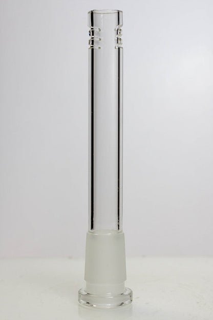 Glass open ended 6 slits downstem Downstem · Bowlstem ONE 5 inches