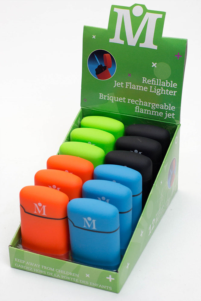 X-Lite M refillable torch lighter XLC113 - Display of 12 Torch ONE