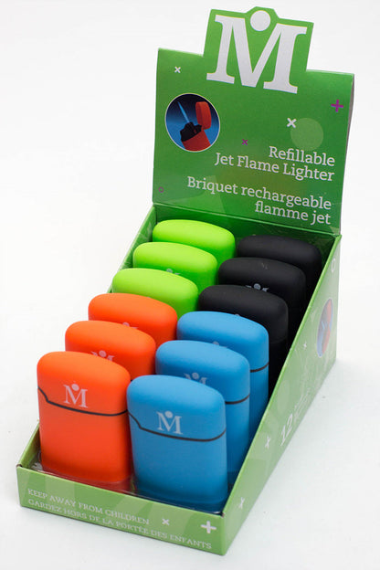 X-Lite M refillable torch lighter XLC113 - Display of 12 Torch ONE