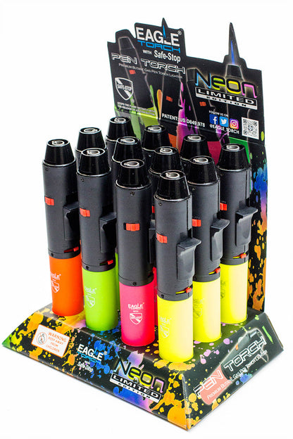 Eagle Torch | Pen Torch - Neon [PT132N] - Display of 12 Torch BB Canada