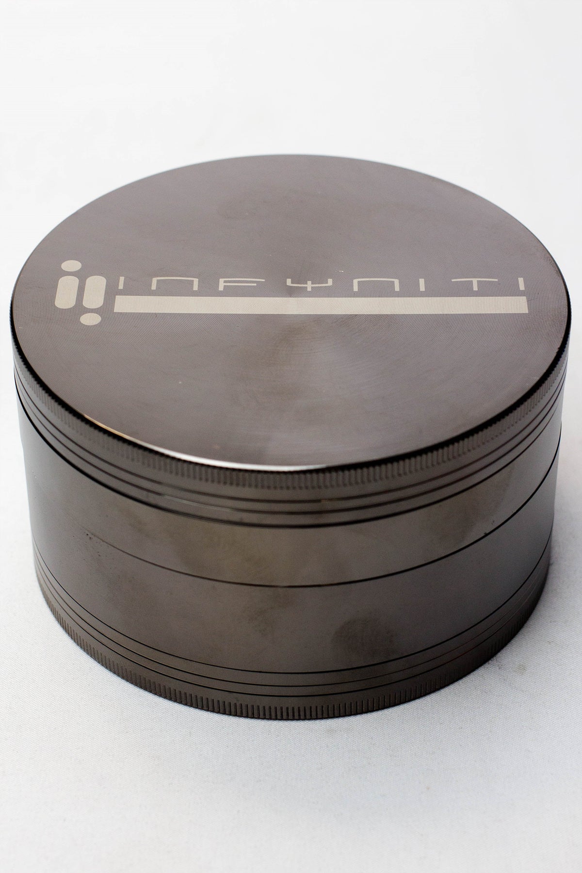 Infyniti 4 parts GIANT herb grinder [GR1064] Regular Grinder ONE Gun Metal