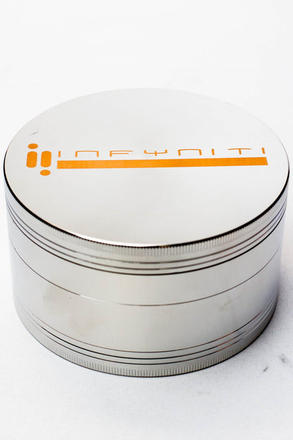 Infyniti 4 parts GIANT herb grinder ( GR1064 ) Regular Grinder ONE Silver