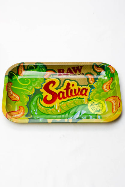 Raw Small size Rolling tray Tray ONE Sativa
