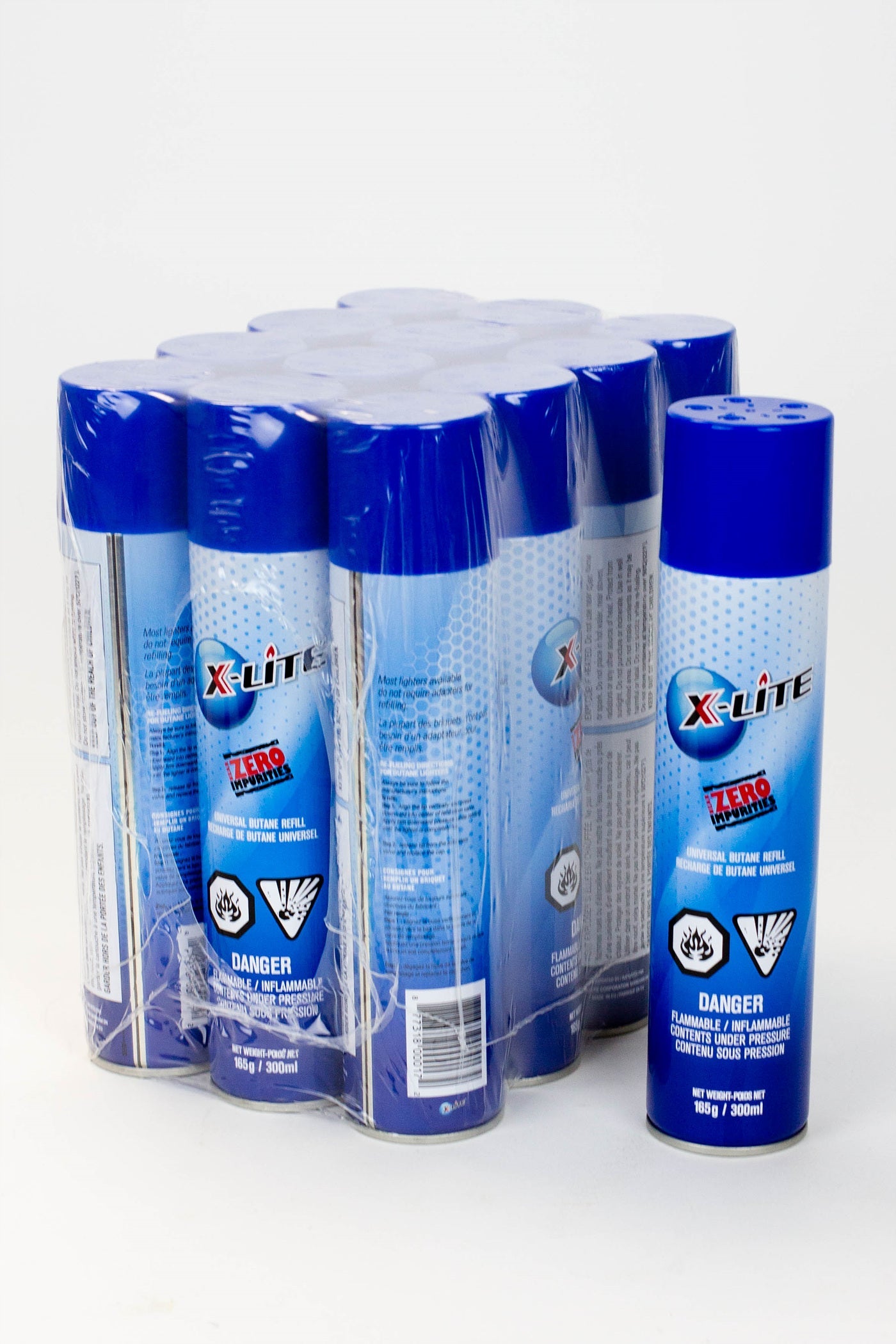 X-Lite Universal Butane refill Pack of 12 Butane · Fluid ONE
