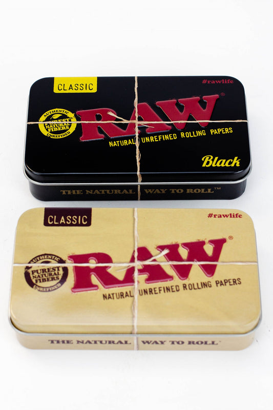 RAW Metal Tin Box Case ONE
