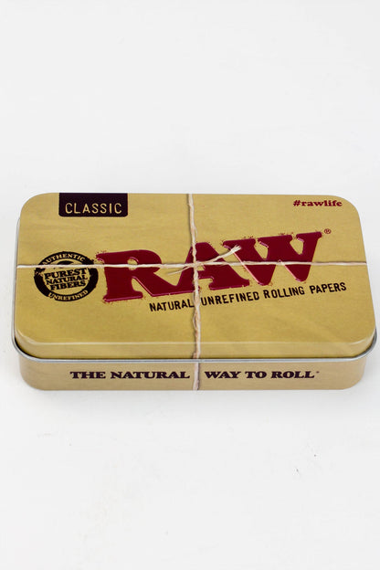 RAW Metal Tin Box Case ONE Raw