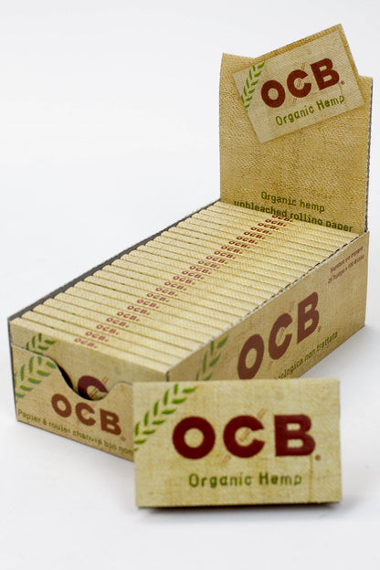 OCB Organic Hemp Double Wide - 25 packs Single Wide Size ONE