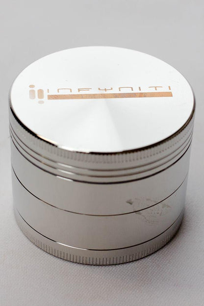 Infyniti 4 parts metal herb grinder ( GR5640 ) Regular Grinder ONE Silver