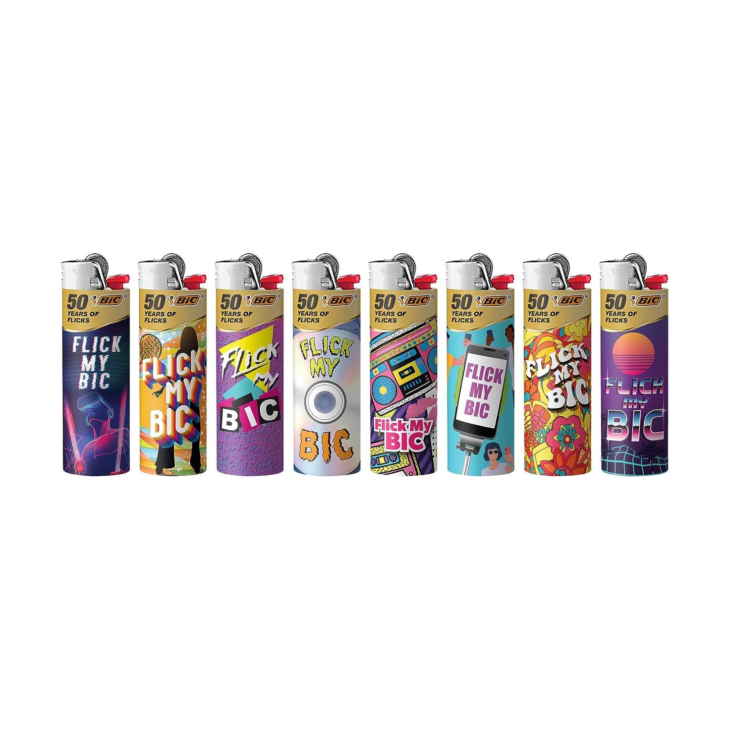 Bic Regular Lighter [Flick Your] - Display of 50 Lighter ONE