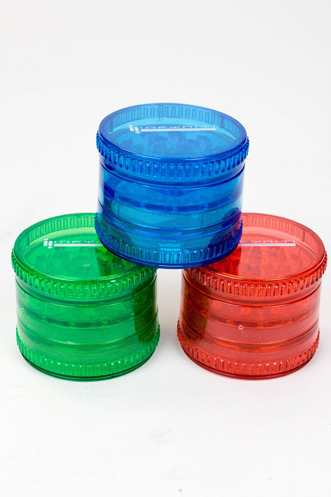 Infyniti 5 parts plastic grinder Box of 6 ( GR6048 ) Display Pack ONE