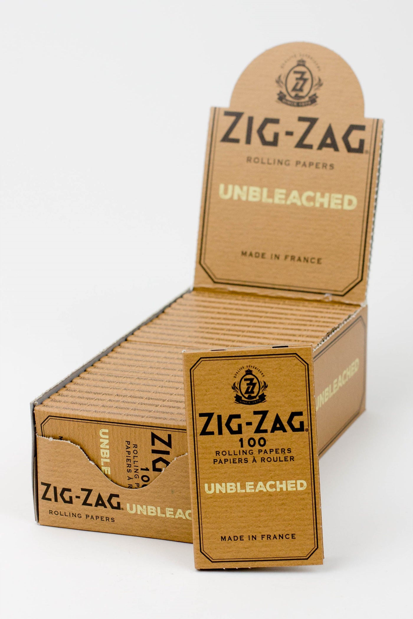 Zig-Zag Unbleached Single Wide Papers Single Wide Size ONE
