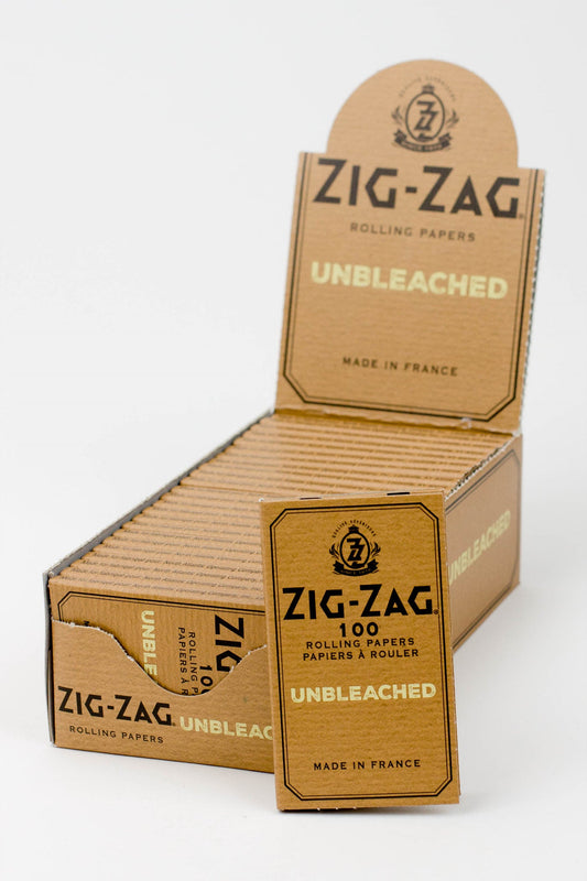 Zig-Zag Unbleached Single Wide Papers - 25 packs Single Wide Size ONE