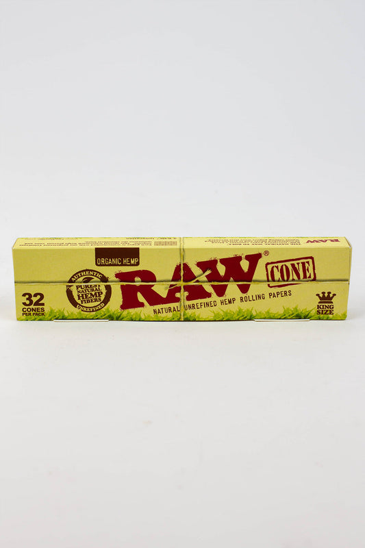 RAW ORGANIC PRE-ROLLED CONE KS – 32 Pre-rolled Cone (Display Pack) ONE