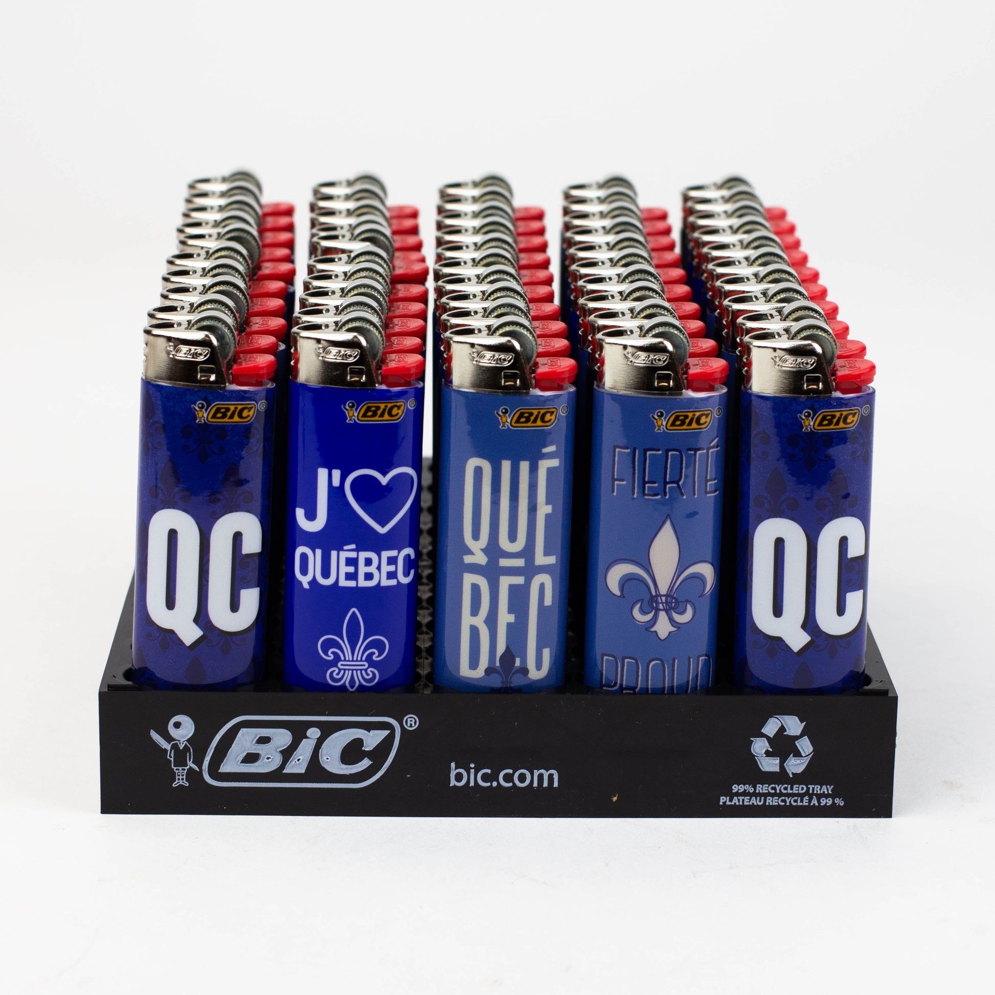 Bic Regular Lighter [QUEBEC] - Display of 50 Lighter ONE
