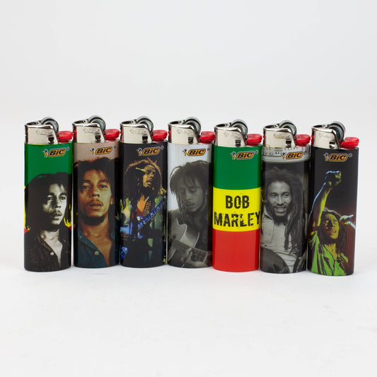 Bic Regular Lighter [Bob Marley] - Display of 50 Lighter ONE