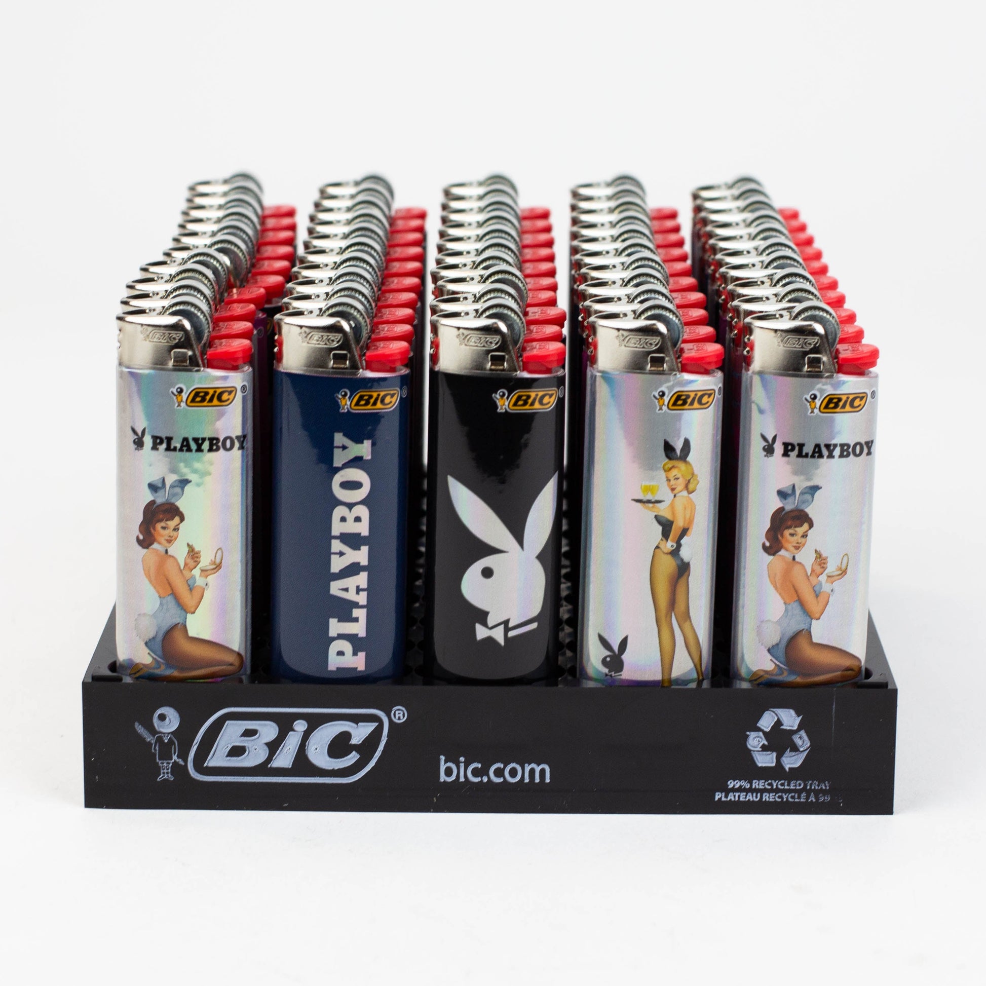 Bic Regular Lighter [Playboy] - Display of 50 Lighter ONE