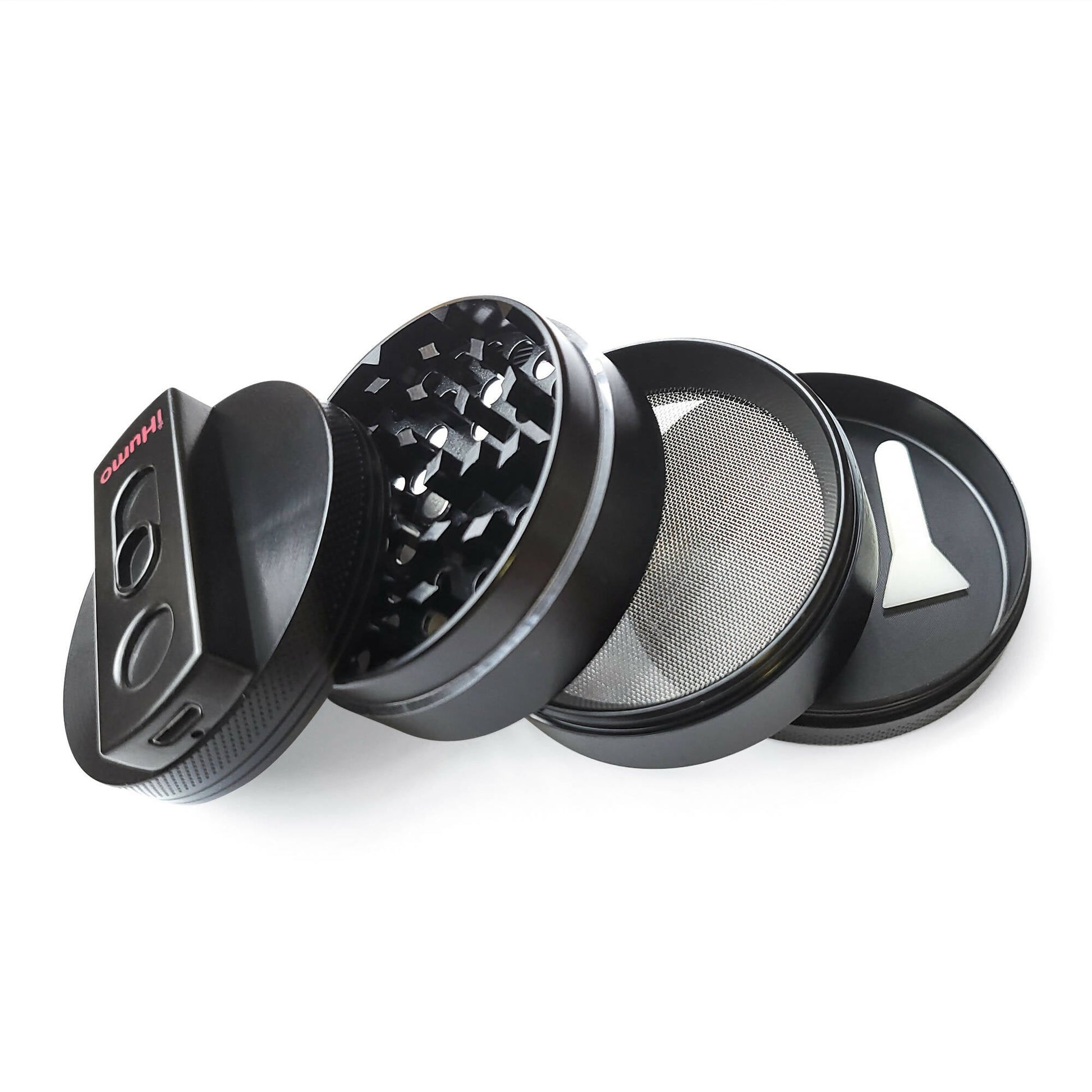 iHUMO | OFFER Best 2 in 1 Grinder & USB Lighter, 4 Parts (63mm) Electronic Grinder iHumo Best Price and Quality 2 in 1 Grinder & Lighter