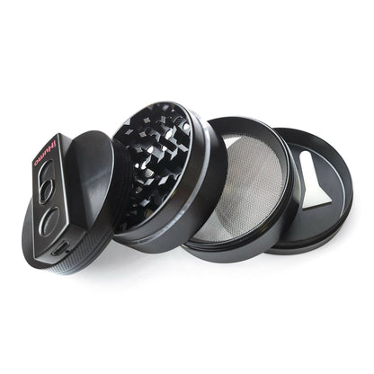 iHUMO | OFFER Best 2 in 1 Grinder & USB Lighter, 4 Parts (63mm) Electronic Grinder iHumo Best Price and Quality 2 in 1 Grinder & Lighter