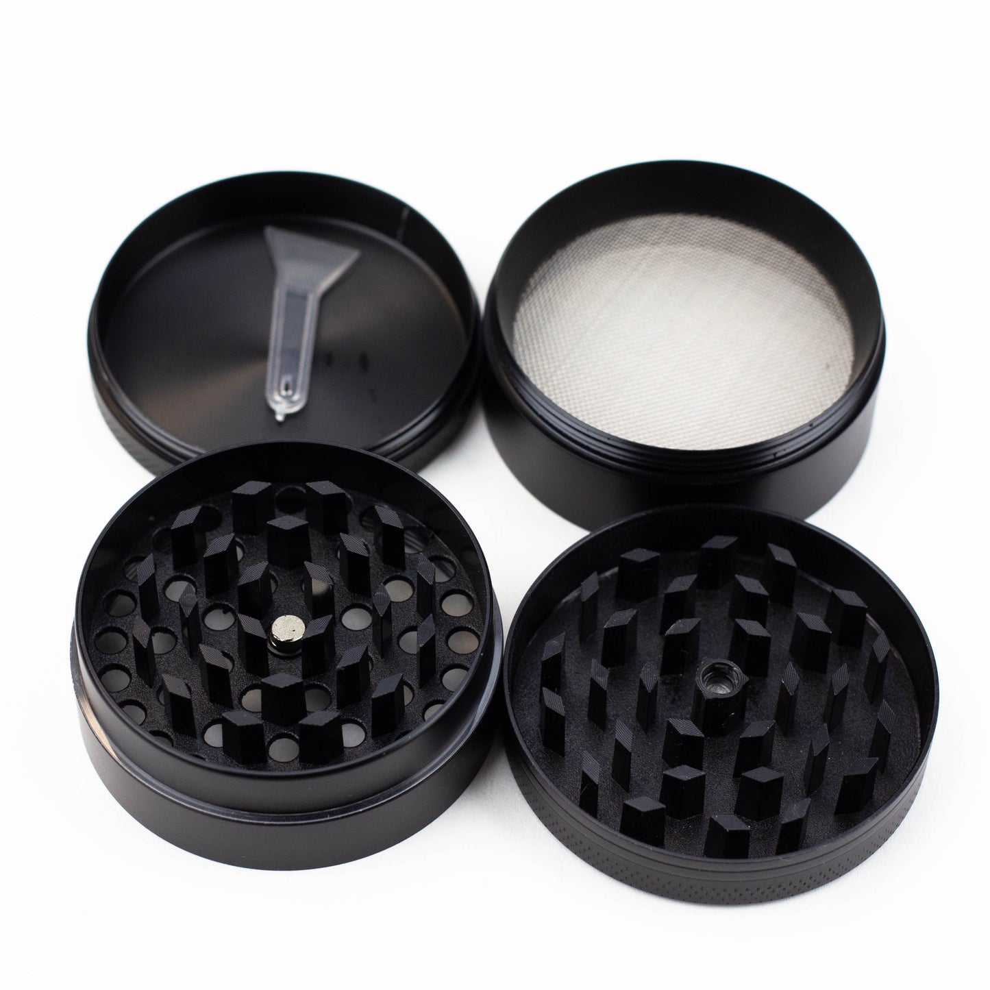 Acid Secs 4 parts metal herb grinder Regular Grinder Acid Secs Productions Inc.