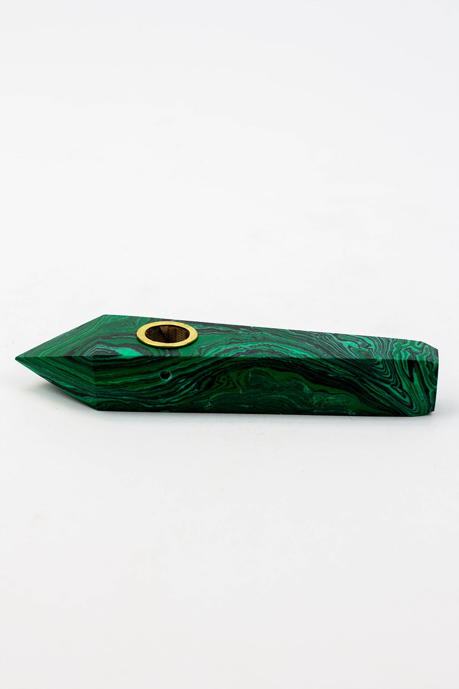 Acid Secs - Crystal Stone Smoking Pipe with choke hole Quartz · Stone Pipe Acid Secs Productions Inc.