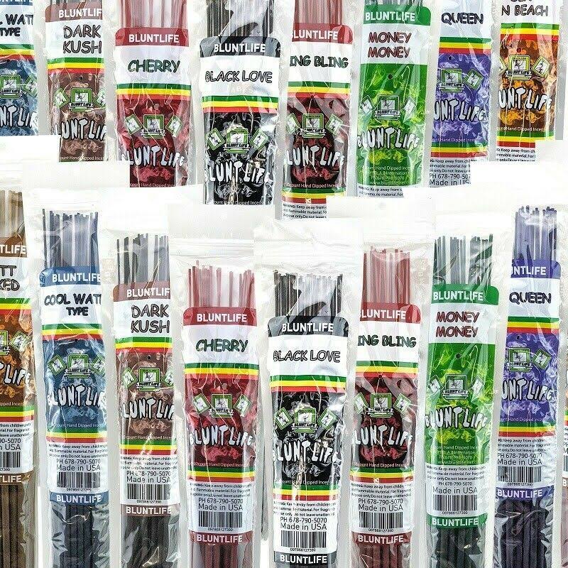 BluntLife | Incense Sticks – 10.5" (72 Count Assorted Display) Incense LEHIGH WHOLESALE